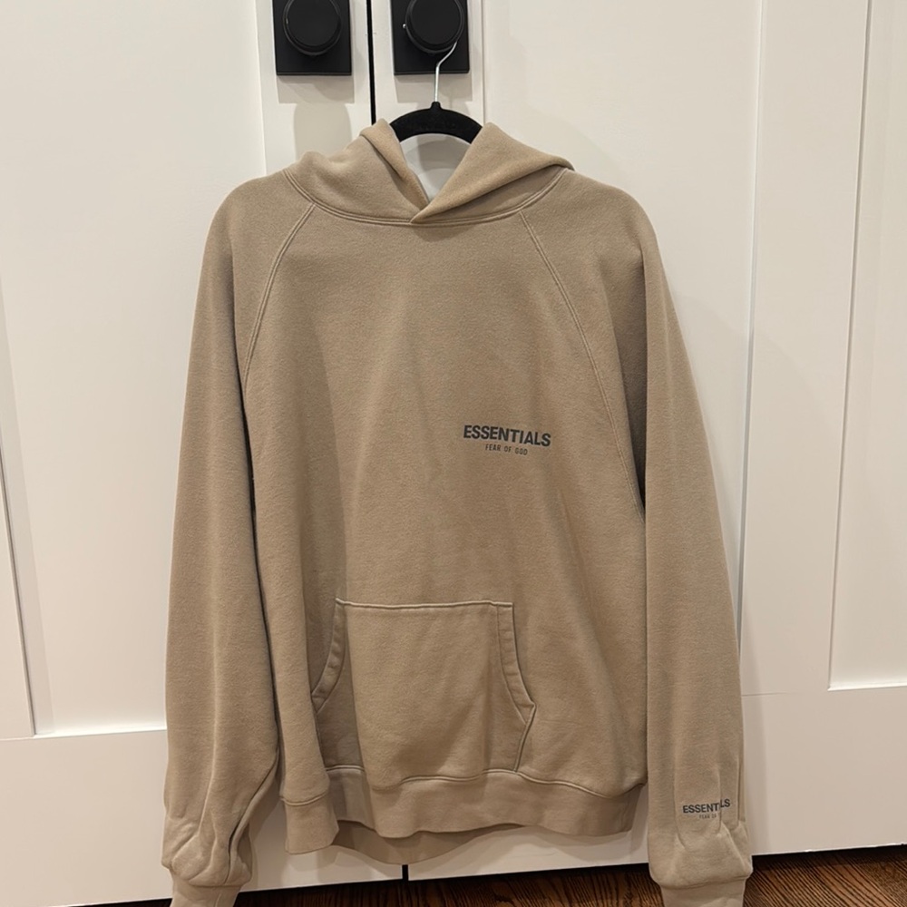 Essentials Tan Hoodie